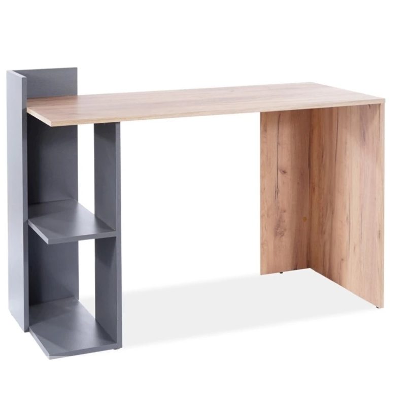 BIURKO B-001 DĄB WOTAN / ANTRACYT