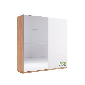 ШАФА-КУПЕ Асті 2,0м Двері Глянець Білий/Дзеркало від фабрики МіроМарк