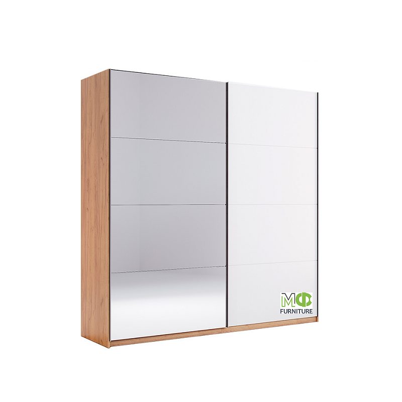 ШАФА-КУПЕ Асті 2,0м Двері Глянець Білий/Дзеркало від фабрики МіроМарк