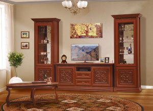 Лаціо класична стінка для вітальні від фабрики Світ Меблів Україна