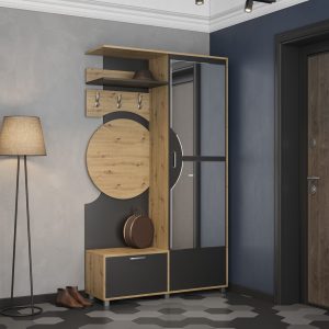 Фіона антрацит/артезан сучасні меблі для передпокою від Світ Меблів Україна