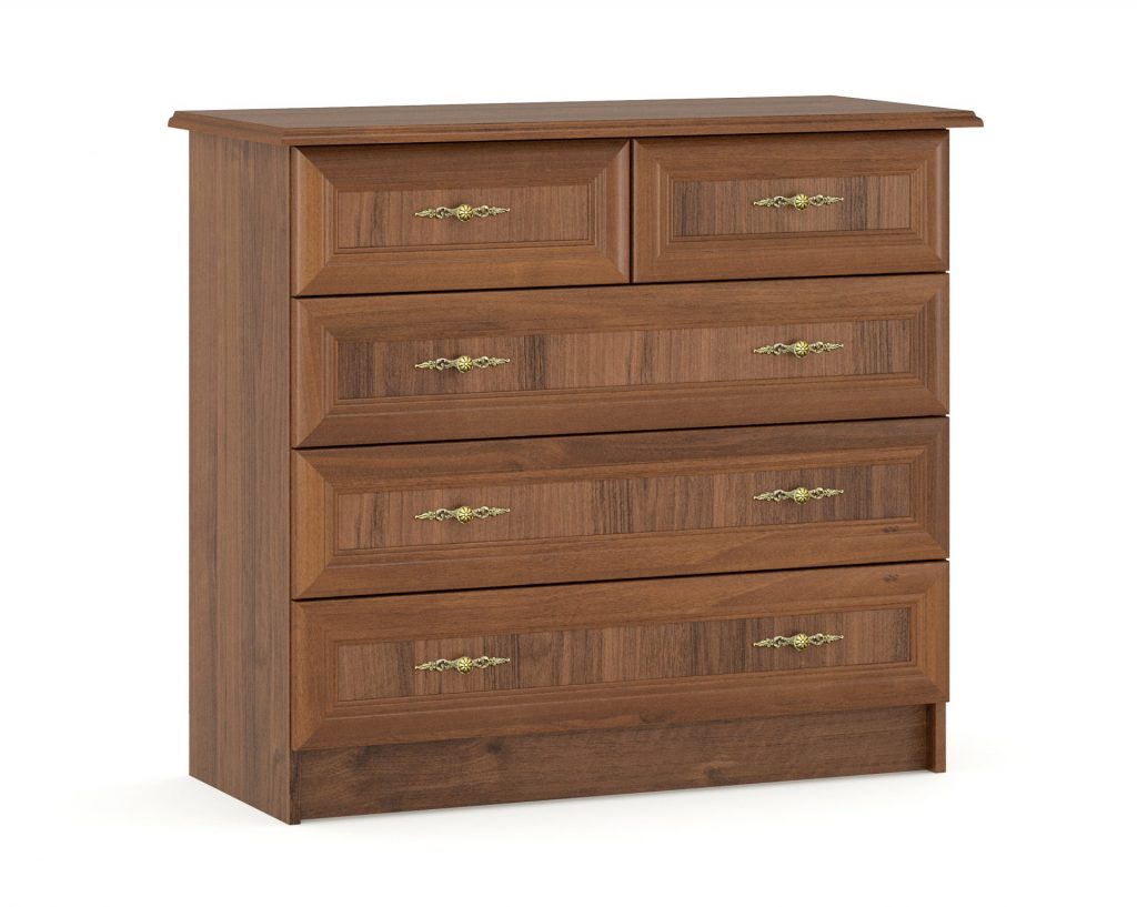 Комод Барон 5 шухляд від виробника Мебель-Сервіс Україна