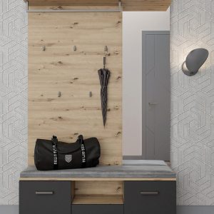 Бруна артезан/антрацит сучасний передпокій від Світ Меблів Україна