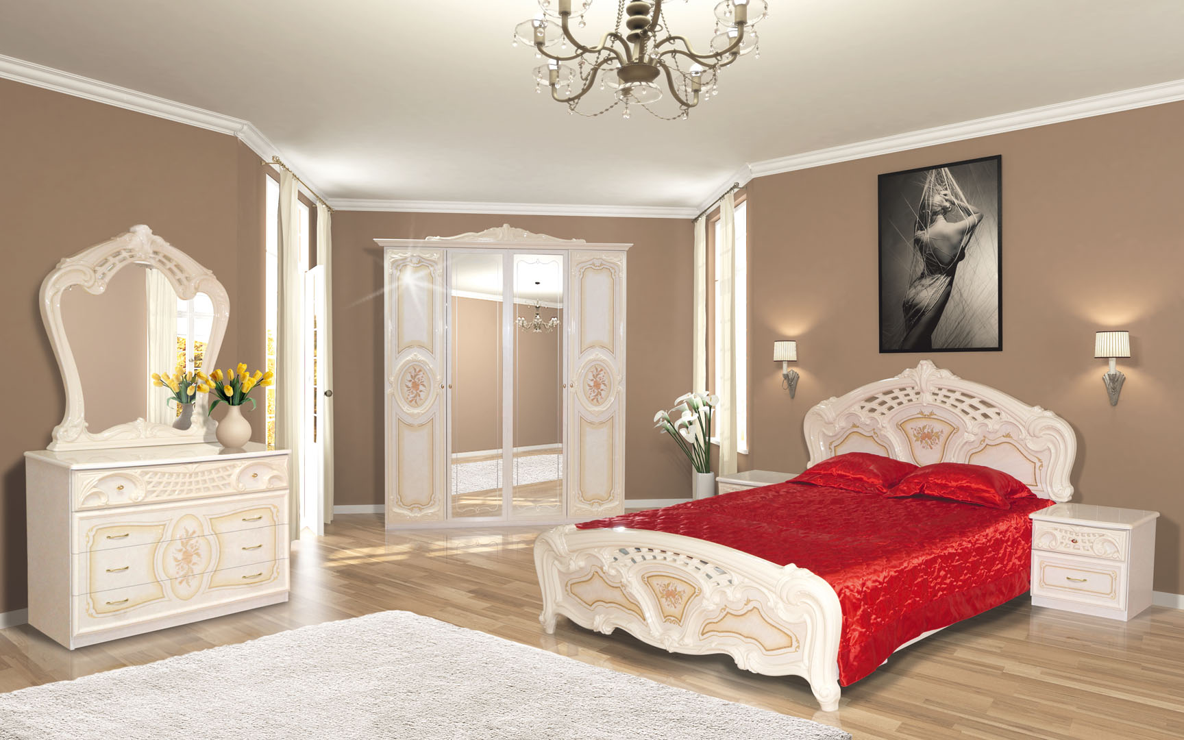 Спальня Кармен — інтерʼєрне фото