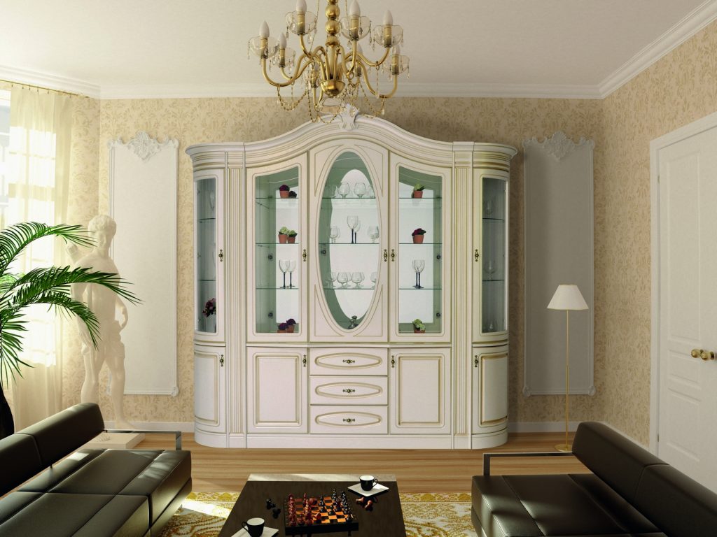 вітрина для вітальні