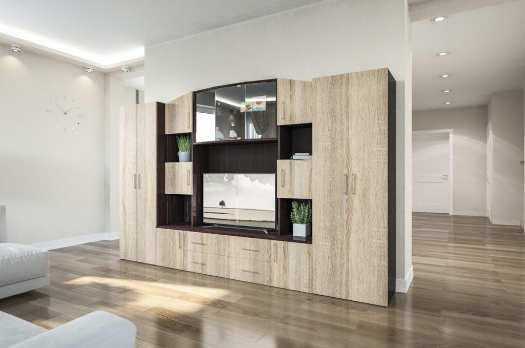 Велика стінка для вітальні