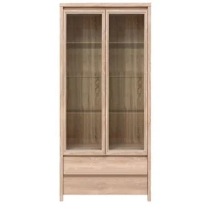 Каспіан REG2W2S дводверна вітрина дуб сонома від фабрики БРВ/ВМК