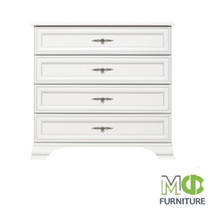 Кентукі KOM4S N білий комод з шухлядами від фабрики БРВ/ВМК