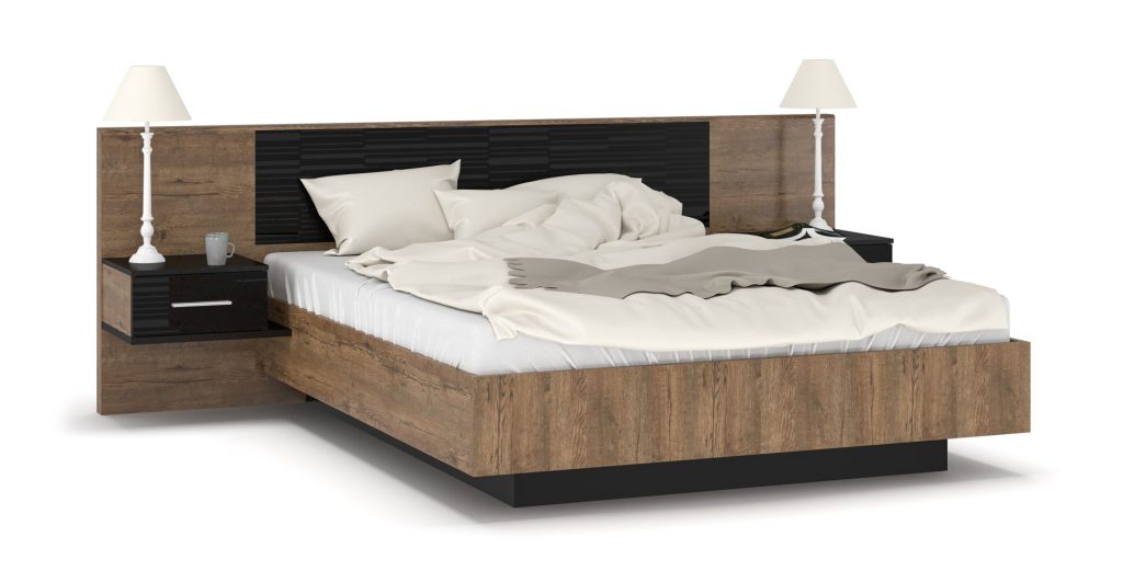 Бюджетні ліжка ЛДСП та ДСП