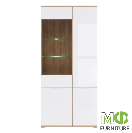 Злата REG1W3D дводверна вітрина з підсвіткою БРВ/ВМК