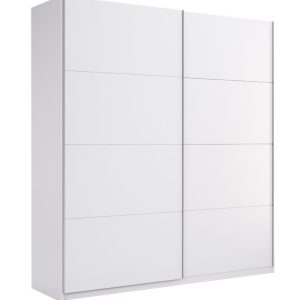 Фемілі/Family 1,5 шафа-купе дводверна білий глянець від фабрики МироМарк