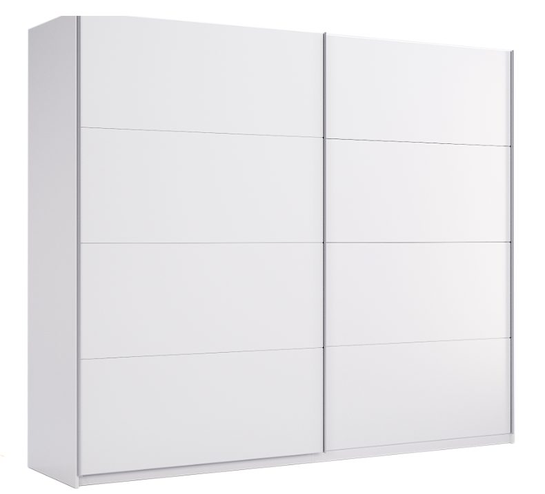 Фемілі/Family 2,5 шафа-купе дводверна білий глянець від фабрики Миро Марк Україна