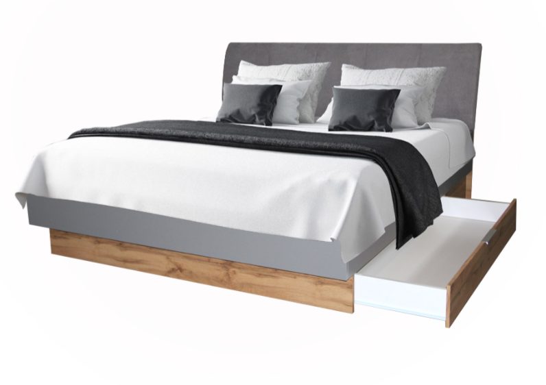 Лінц/Linz 1.6 160/200 двоспальне ліжко з шухлядами від Миро Марк Україна