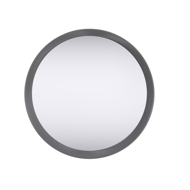 Дзеркало Тео кругле Мат Антрацит/Мат Графіт від МіроМарк Україна