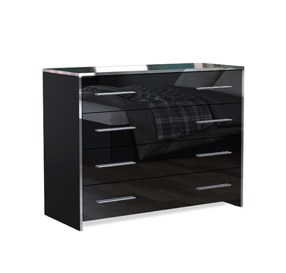 Комод Annie/Енні глянець чорний від МіроМарк Україна