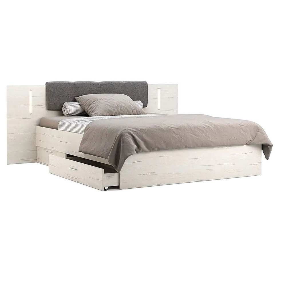 Двоспальне ліжко Emma сосна хельга від фабрики МіроМарк Україна