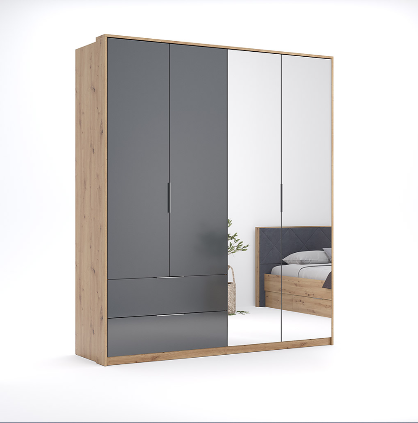 Шафа Raymond/Реймонд Дуб Артізан/Мат Антрацит від фабрики МіроМарк Україна