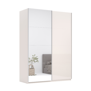 Шафа-купе Лілу/Lily 2.0м з дзеркалом Глянець/Кашемір від фабрики МіроМарк Україна