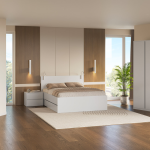 Спальня Тіbо/Тібо супер мат білий від фабрики МіроМарк Україна