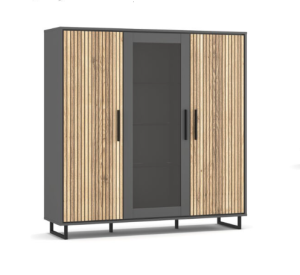 Стелла 2В1Д комод-вітрина від фабрики Мебель-Сервіс Україна