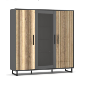 Стелла 2В1Д комод-вітрина від фабрики Мебель-Сервіс Україна