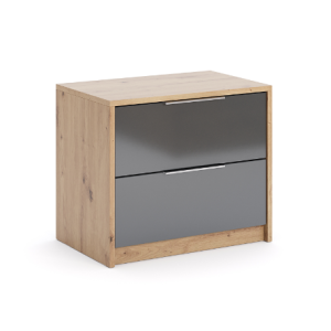 Тумба Raymond/Реймонд Дуб Артізан/Мат Антрацит від фабрики МіроМарк Україна