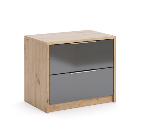 Тумба Raymond/Реймонд Дуб Артізан/Мат Антрацит від фабрики МіроМарк Україна