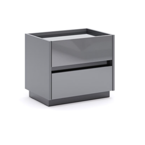 Тумба Тео 2Ш Мат Антрацит/Мат Графіт від МіроМарк Україна