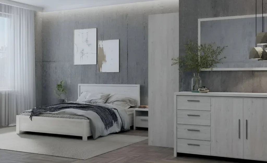 Спальня Бланш / Blansh від фабрики БРВ/ВМК модрина sibiu