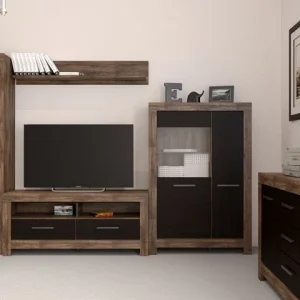 Стінка Белен ДУБ ТРАВІАТА/ДУБ БОЛОТНИЙ від фабрики ГЕРБОР