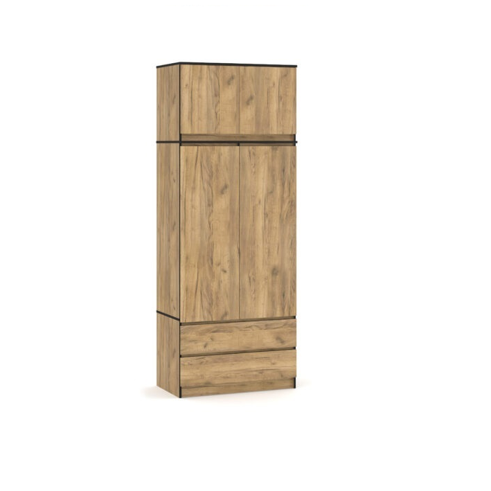 Бруклін 2Д2Ш дводверна шафа від фабрики Мебель-Сервіс Україна