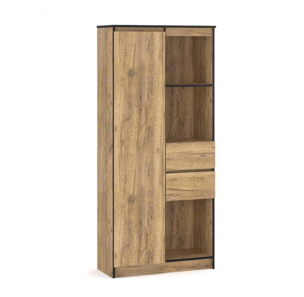 Бруклін 1Д3П2Ш пенал-вітрина від фабрики Мебель-Сервіс Україна