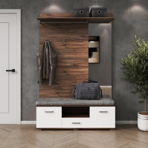 Бруна дуб ліворно/німфеа лак сучасний передпокій від Світ Меблів Україна