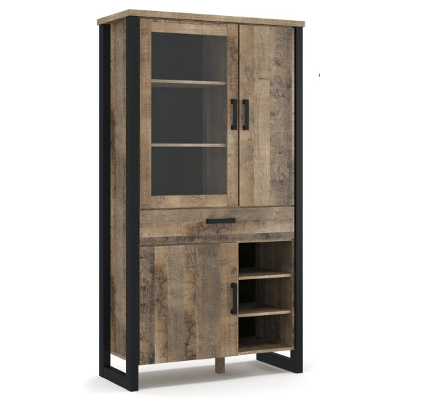 Емілі 2Д1В1Ш вітрина від фабрики Мебель-Сервіс Україна