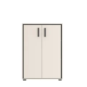 Тумба Прайм / Prime KOM2D Гербор 2-дверна Кашемір/чорний