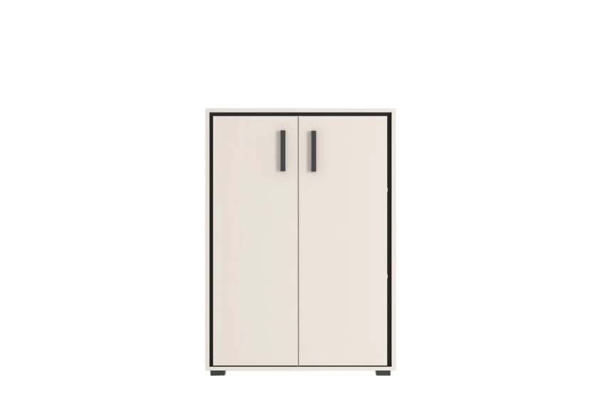 Тумба Прайм / Prime KOM2D Гербор 2-дверна Кашемір/чорний