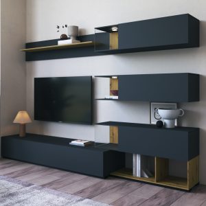 Лего артезан/антрацит сучасна міні-стінка Світ Меблів Україна