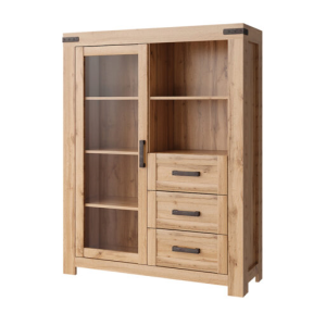 Мортіз 1В3Ш2П комод-вітрина від фабрики Мебель-Сервіс україна