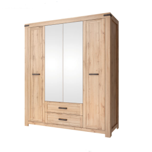 Мортіз 4Д2Ш чотиридверна шафа від фабрики Мебель-Сервіс Україна