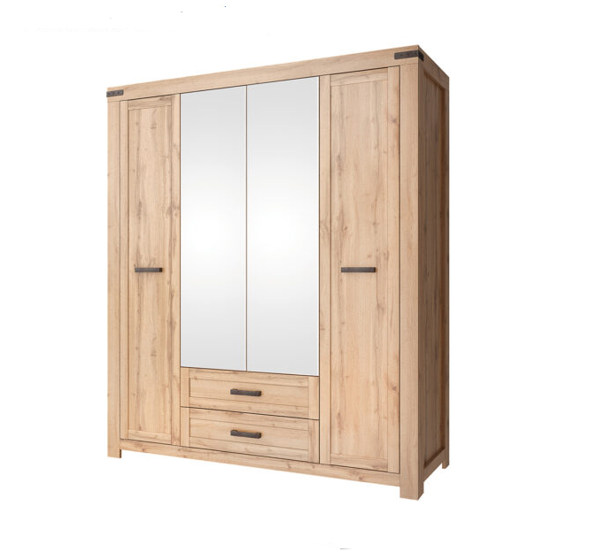 Мортіз 4Д2Ш чотиридверна шафа від фабрики Мебель-Сервіс Україна