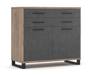 Омега 2Д2Ш 120 дводверний комод з шухлядами від фабрики Мебель-Сервіс Україна