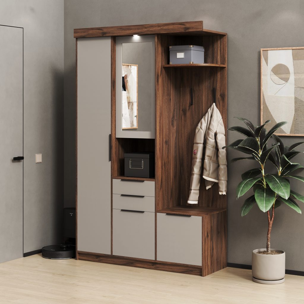 Силует 1 дуб ліворно/тофі передпокій від фабрики Світ Меблів Україна