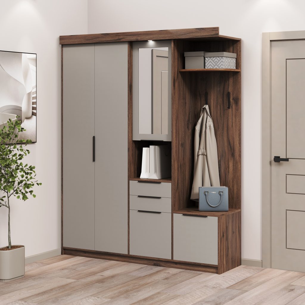 Силует 2 дуб ліворно/тофі сучасний стильний передпокій від Світ Меблів Україна