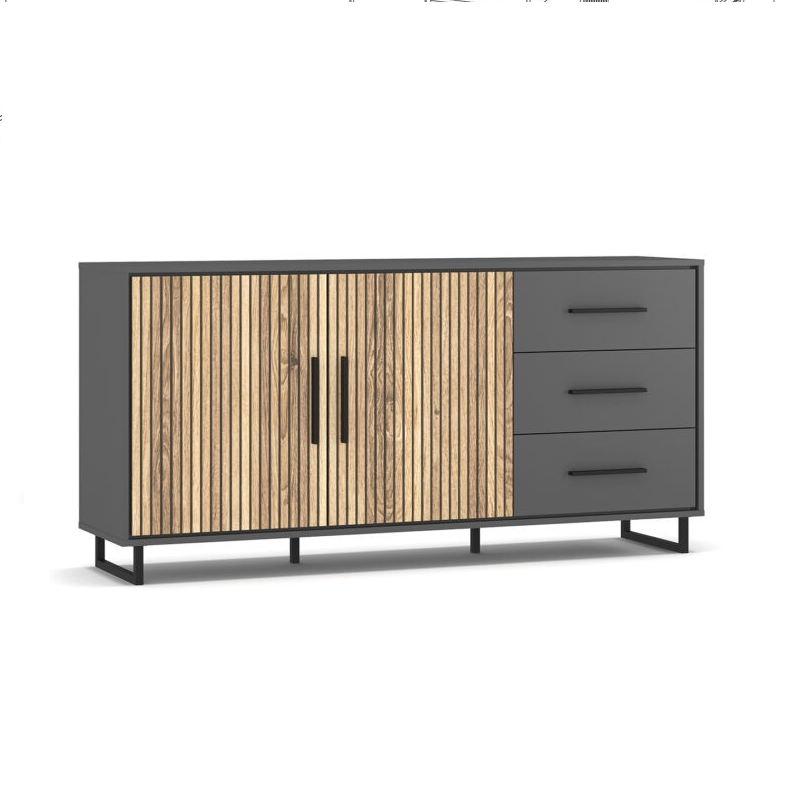 Стелла 2Д3Ш комод лівий/правий від фабрики Мебель-Сервіс Україна