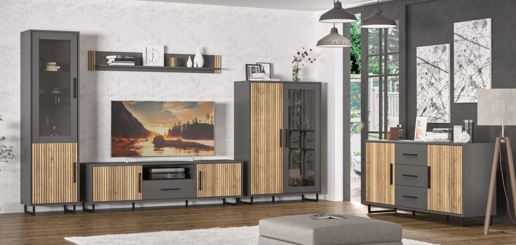 Стелла модульна система для вітальні від фабрики Мебель-Сервіс Україна