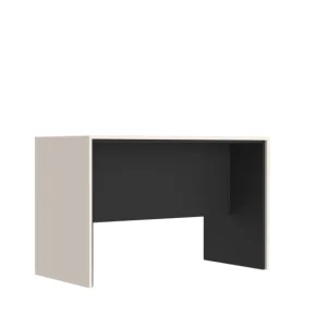 Стіл офісний комп'ютерний, письмовий приставний Прайм / Prime BIU120/60 Гербор Кашемір/чорний