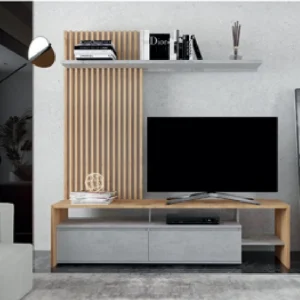 Стінка у вітальню Нео 2 / Neo 2 з декоративними рейками Гербор