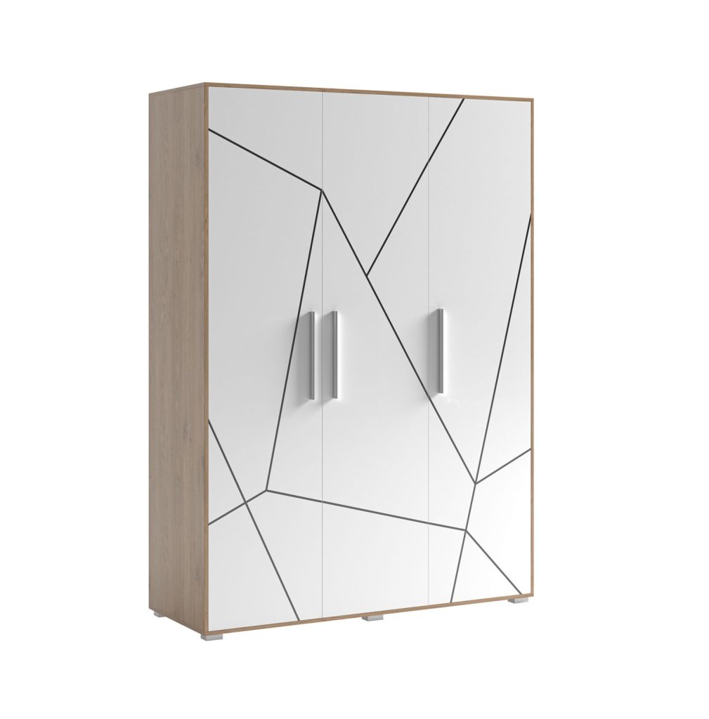 Тоні 3Д тридверна шафа від фабрики Світ Меблів Україна