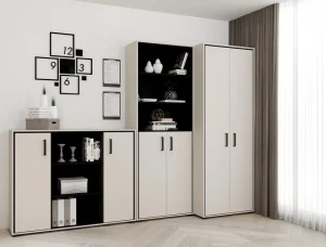 Комплект меблів для офісу Прайм / Prime Гербор Кашемір/чорний