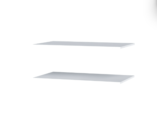 ОПЦІЯ Полиці Довгі (2шт) ШАФА 6дв СЕР ВІДСІК Стандарт